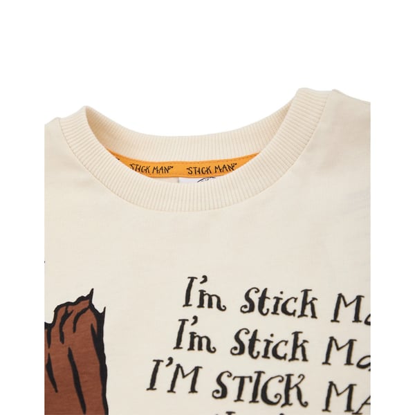 Gruffalo Lasten/Kids I'm A Stickman Lyhythihainen T-paita