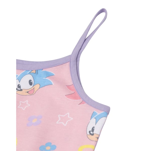 Sonic The Hedgehog Girls Sonic & Amy Sleeveless Playsuit