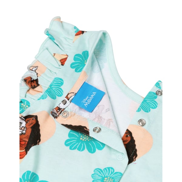 Moana Girls Flowers All-Over Print Sleeveless Playsuit