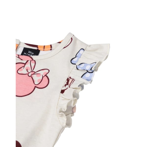Disney Girls Minnie Mouse All-Over Print Playsuit