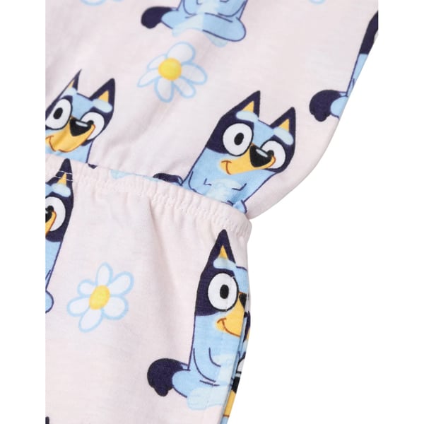 Bluey Girls Flowers All-Over Print Sleeveless Playsuit