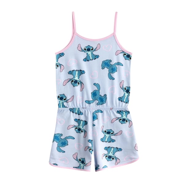 Lilo & Stitch Girls Stitch All-Over Print Sleeveless Playsuit