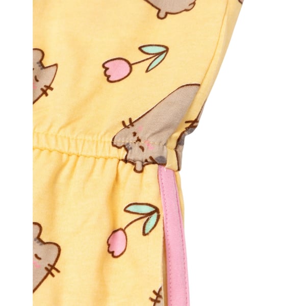 Pusheen Girls Spring Floral Sleeveless Playsuit