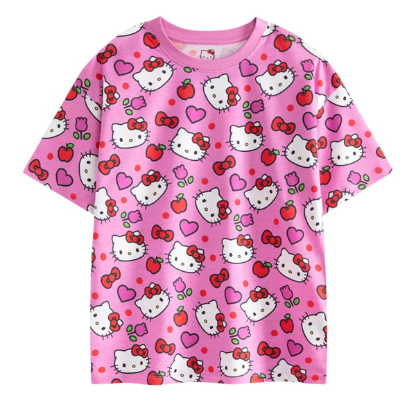 Hello Kitty Girls Hearts & Bows Short Pyjama Set