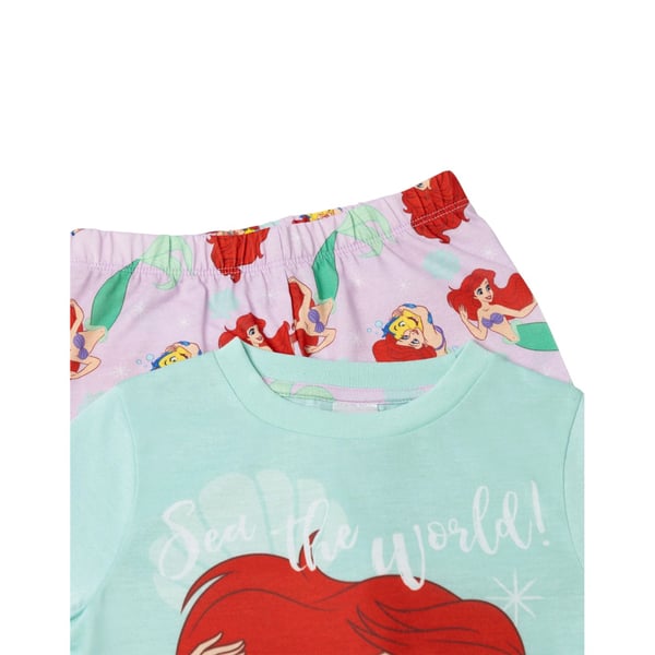 The Little Mermaid Girls Ariel & Flounder Long Pyjama Set
