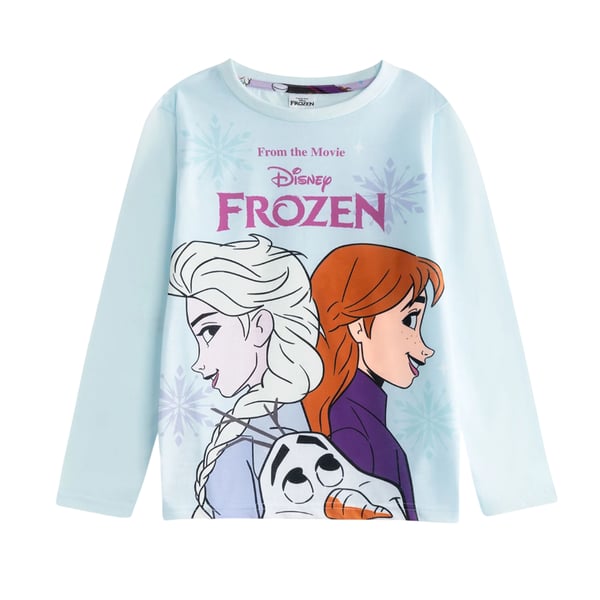 Frozen tyttöjen Elsa Anna Olaf pitkä pyjamasetti