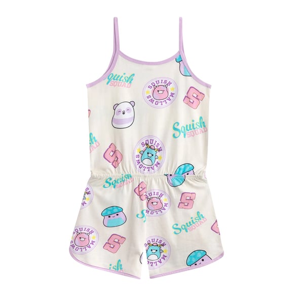 Squishmallows Girls Characters Sleeveless Playsuit