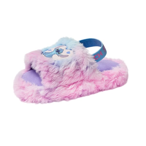Lilo & Stitch Girls Stitch Fluffy Slippers