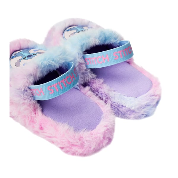 Lilo & Stitch Girls Stitch Fluffy Slippers