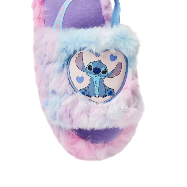 Lilo & Stitch Girls Stitch Fluffy Slippers