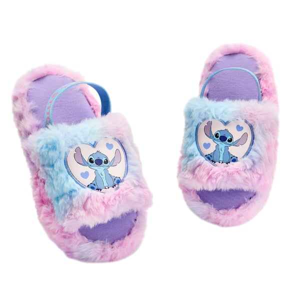 Lilo & Stitch Girls Stitch Fluffy Slippers