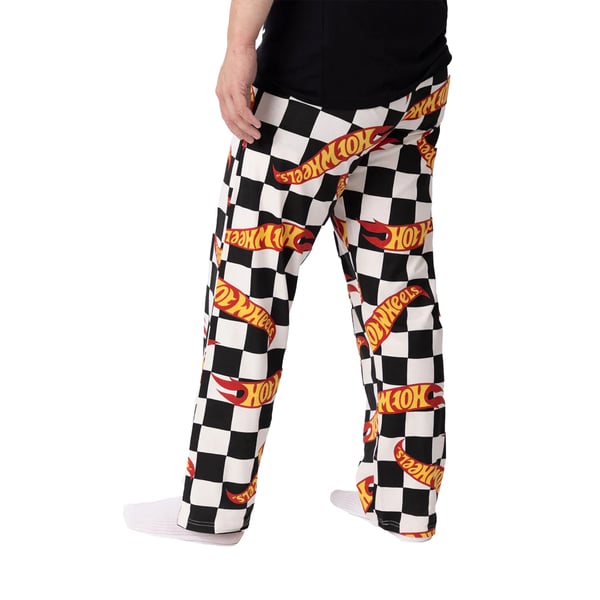 Hot Wheels Mens Checkerboard Logo Lounge Pants
