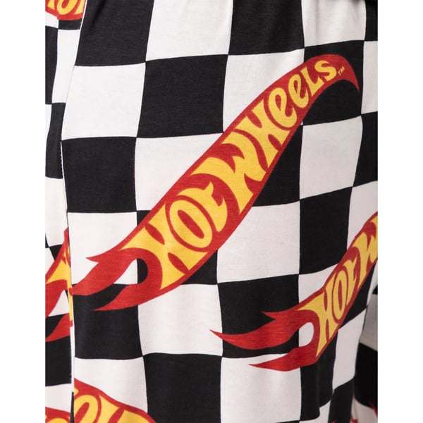 Hot Wheels Mens Checkerboard Logo Lounge Pants