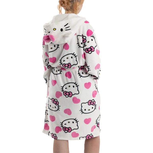 Hello Kitty Womens/Ladies Hearts Robe
