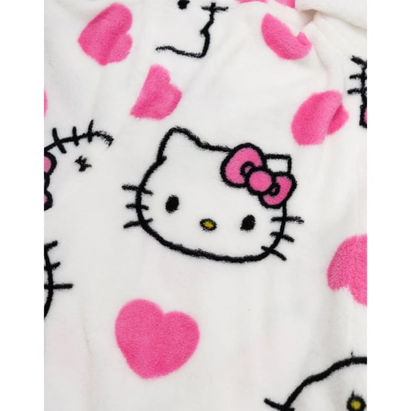 Hello Kitty Womens/Ladies Hearts Robe