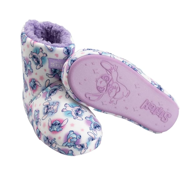 Lilo & Stitch Girls All-Over Print Slipper Boots