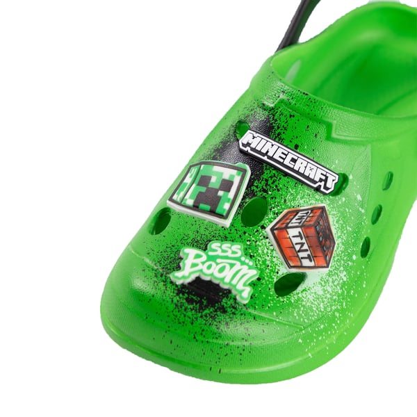 Minecraft Boys Boom Creeper TNT Clogs