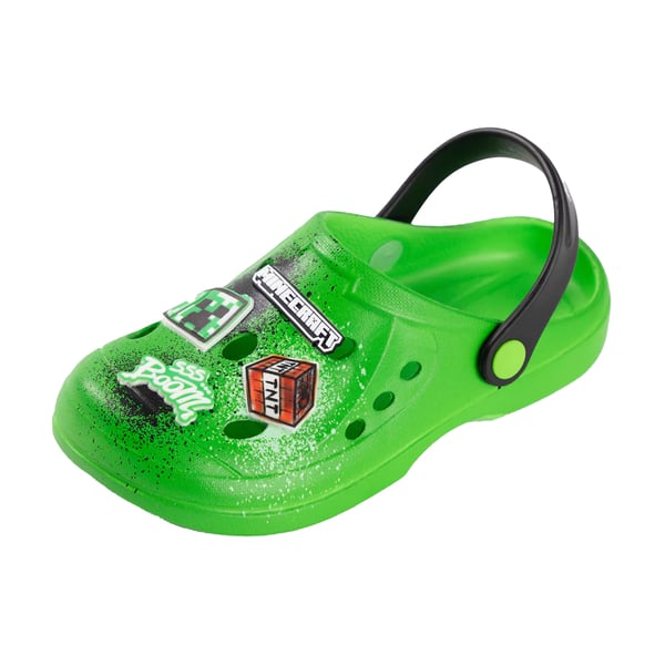 Minecraft Boys Boom Creeper TNT Clogs