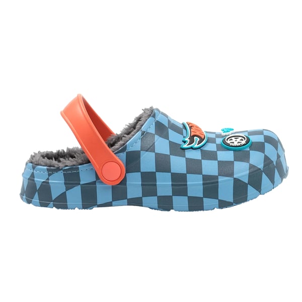 Hot Wheels Boys Checkerboard Clogs
