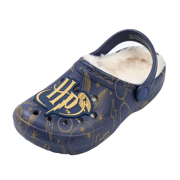 Harry Potter Girls Logo Fur Lined Clogs