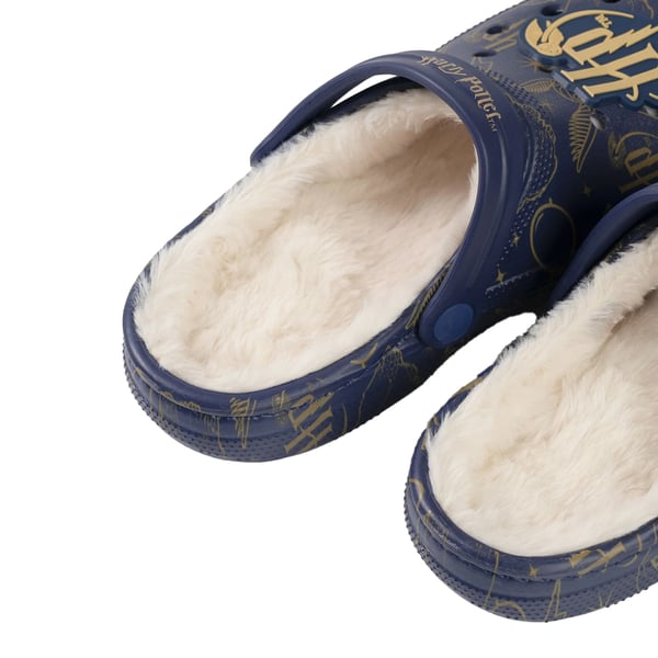 Harry Potter Womens/Ladies Logo Fur Lined Clogs