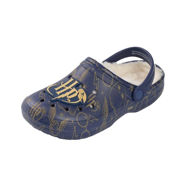 Harry Potter Womens/Ladies Logo Fur Lined Clogs