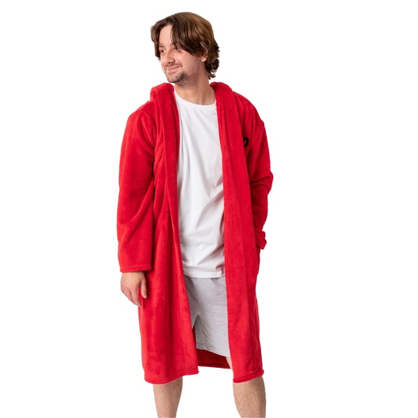 Sesame Street Unisex Adult Elmo Hooded Robe