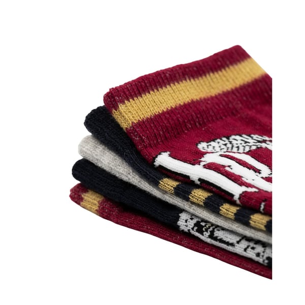 Harry Potter Womens/Ladies Hogwarts Calf-Length Socks (Pack of 5)