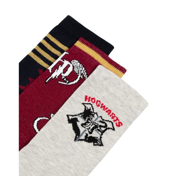Harry Potter Womens/Ladies Hogwarts Calf-Length Socks (Pack of 5)