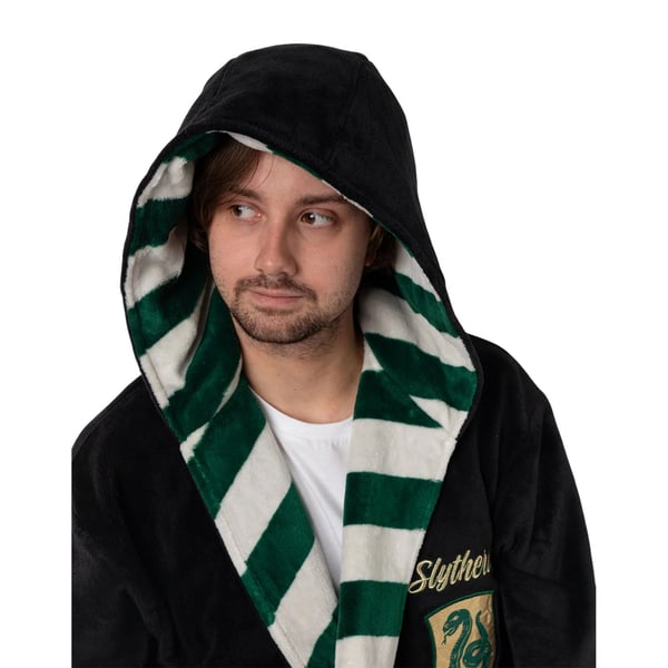 Harry Potter Unisex Adult Slytherin Hooded Robe