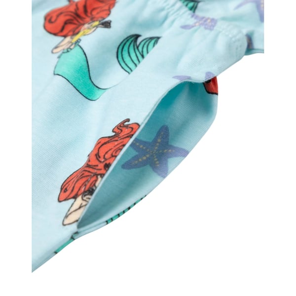 The Little Mermaid Girls Ariel & Flounder All-Over Print Sleeveless Playsuit