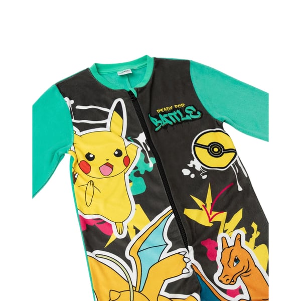Pokemon Boys Characters All-In-One Nightwear