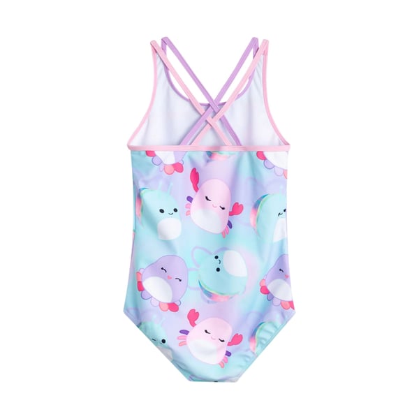 Squishmallows Girls Characters All-Over Print One Piece Swimsuit