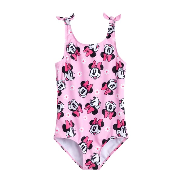 Disney Girls Minnie Mouse One Piece Swimsuit