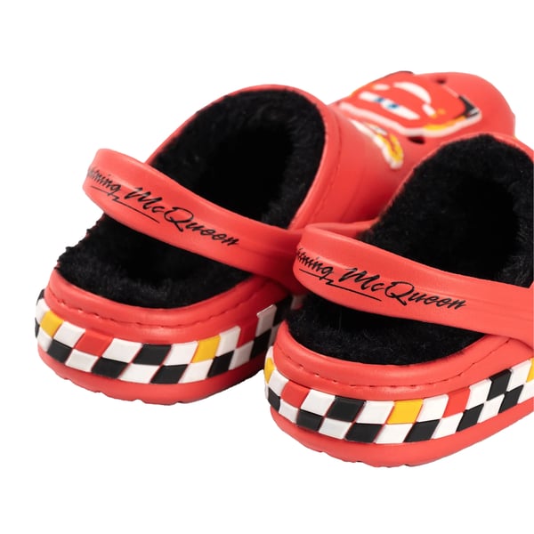 Cars Boys Lightning McQueen Fur Lined Clogs