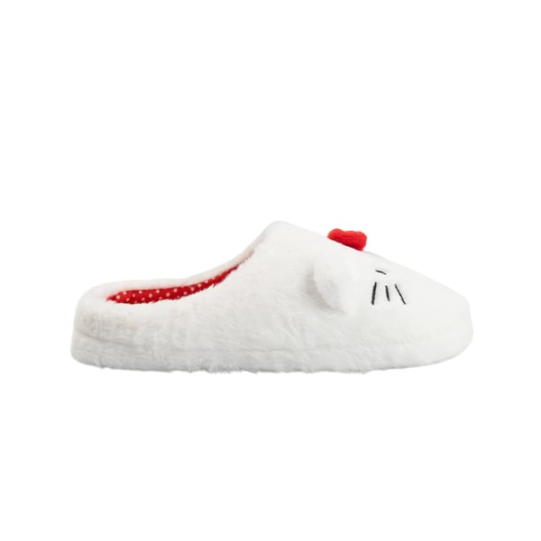 Hello Kitty Womens/Ladies Character Face Slippers