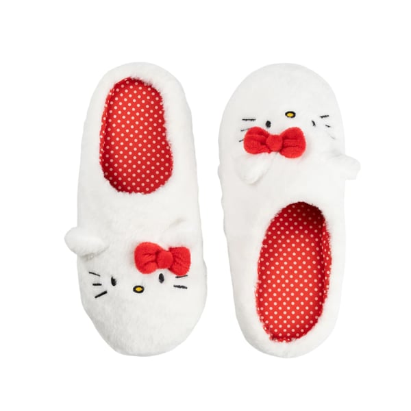 Hello Kitty Womens/Ladies Character Face Slippers
