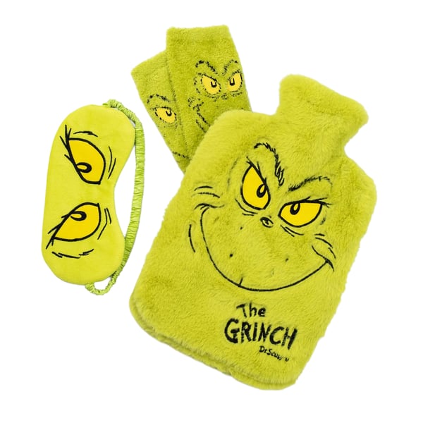 The Grinch Character Hot Water Bottle Cover (Pack of 3)