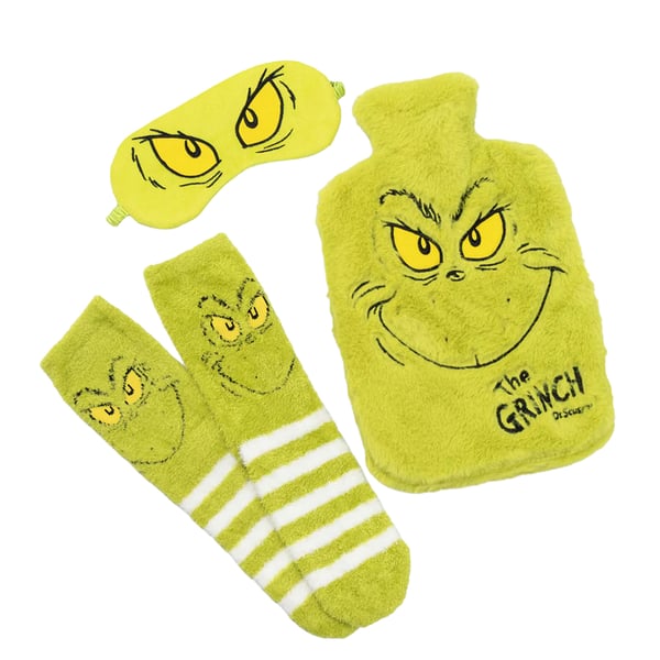The Grinch Character Hot Water Bottle Cover (Pack of 3)