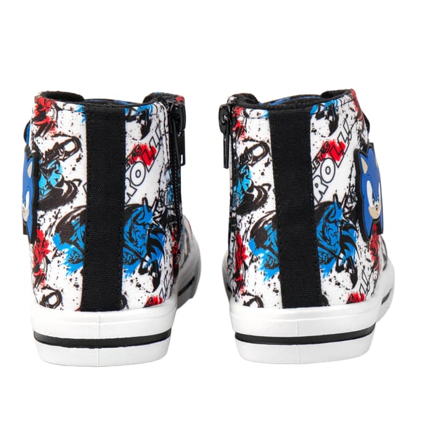 Sonic The Hedgehog Boys Graffiti Lace Up Trainers