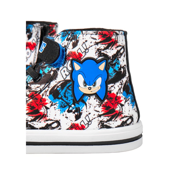 Sonic The Hedgehog Boys Graffiti Lace Up Trainers