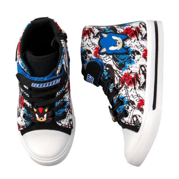 Sonic The Hedgehog Boys Graffiti Lace Up Trainers