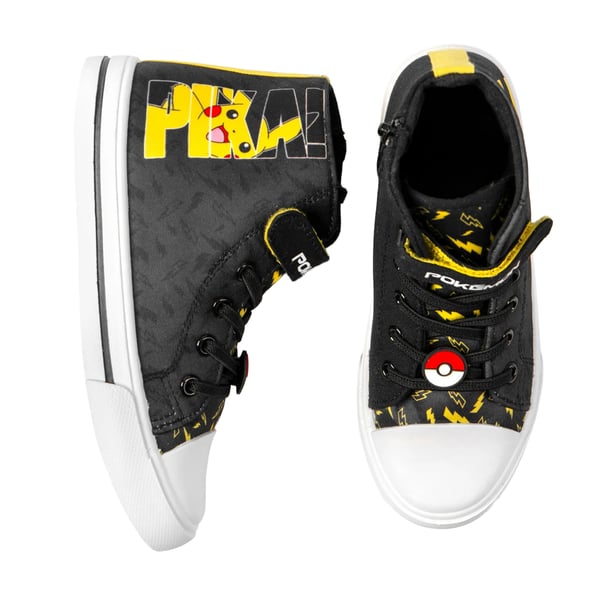 Pokemon Boys Pikachu Lace Up Trainers
