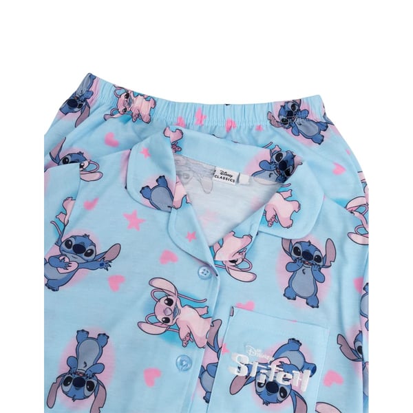 Lilo & Stitch tyttöjen pitkähihainen pitkä pyjamasetti
