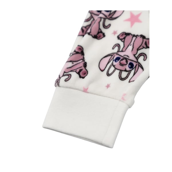 Lilo & Stitch Tyttöjen Angel Pitkähihainen Pitkä Pyjamasetti