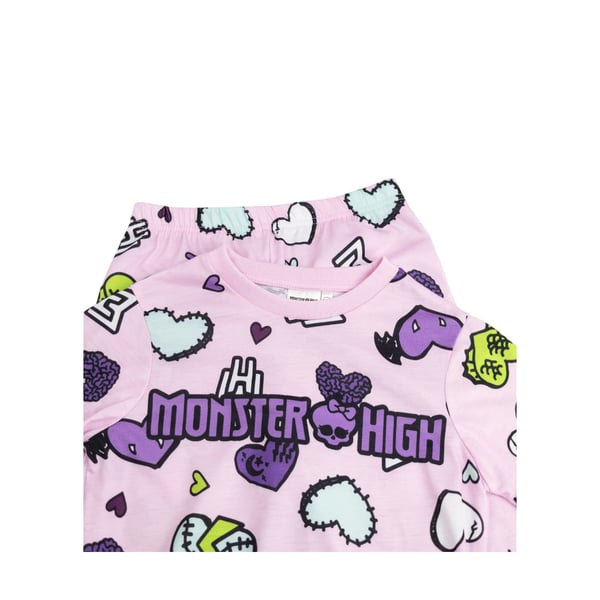 Monster High Långärmad Lång Pyjamas för Flickor (3-pack)