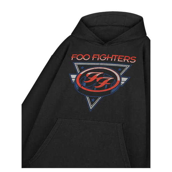 Foo Fighters Unisex Adult Triangle Stars Hoodie