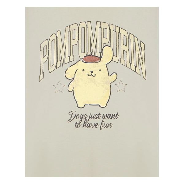 Hello Kitty & Friends Dam/Dam Pompompurin Kortärmad T-shirt