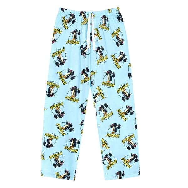 Pingu Womens/Ladies Character Short-Sleeved Long Pyjama Set