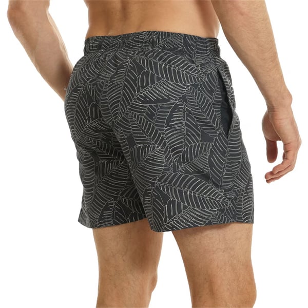 RIPT Essentials Badshorts med lövtryck för män